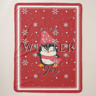 Reiner Winterfreund mit Pinguin und Schnee Sherpa Sherpadecke