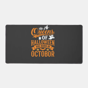 Reines d'Halloween Nées en Octobre Typographie Vin