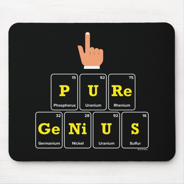 Reines Genie Mousepad (Vorne)