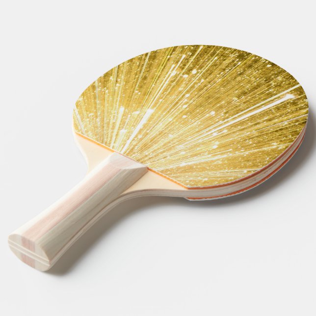 REINES GOLDmuster/goldene Dusche Tischtennis Schläger (Vorderseite)