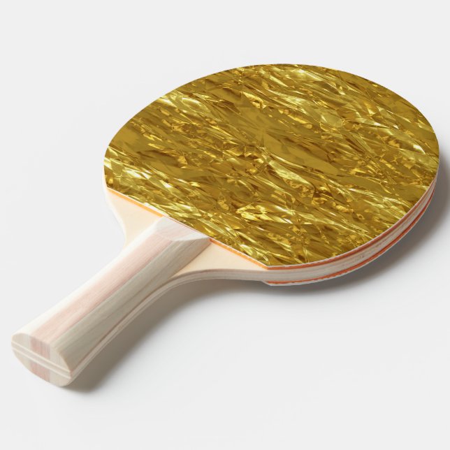 REINES GOLDmuster/Goldfolie Tischtennis Schläger (Vorderseite)