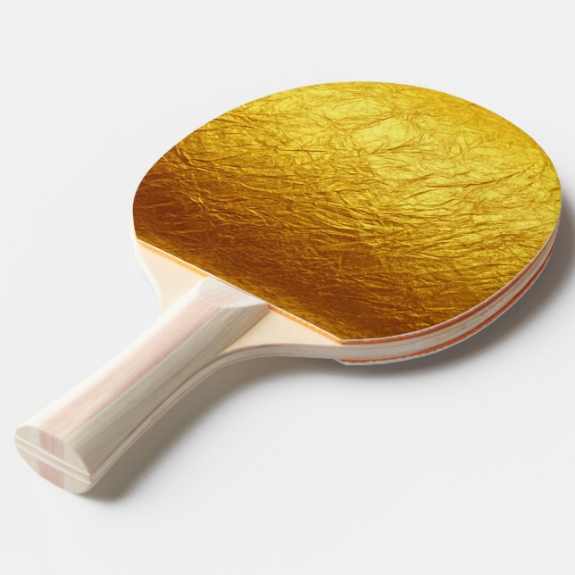 REINES GOLDmuster/Goldpapier Tischtennis Schläger (Vorderseite)