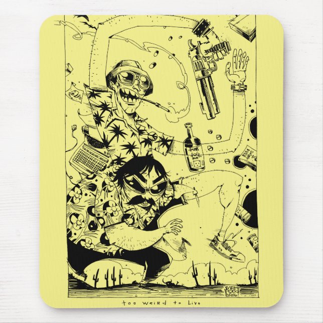 Reines Gonzo Mousepad (Vorne)