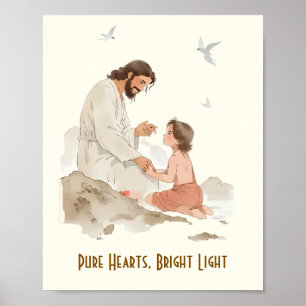 Reines Herz, helles Licht Poster