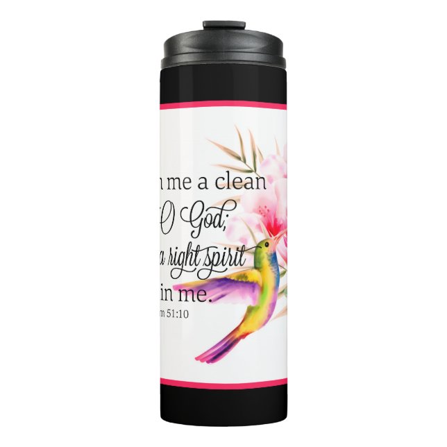 Reines Herz  Thermosbecher (Vorderseite)