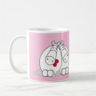 Reines Impossimals® - hübsches Rosa Kaffeetasse