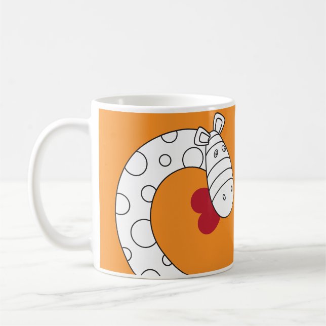 Reines Impossimals® - Squishy Orange Kaffeetasse (Links)