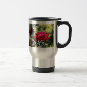 reines Rot Reisebecher