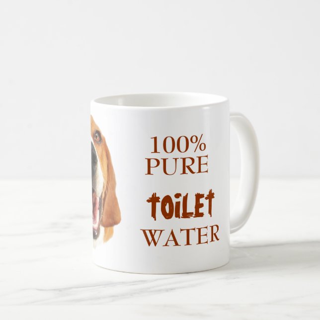 Reines Toilettenwasser Kaffeetasse (VorderseiteRechts)