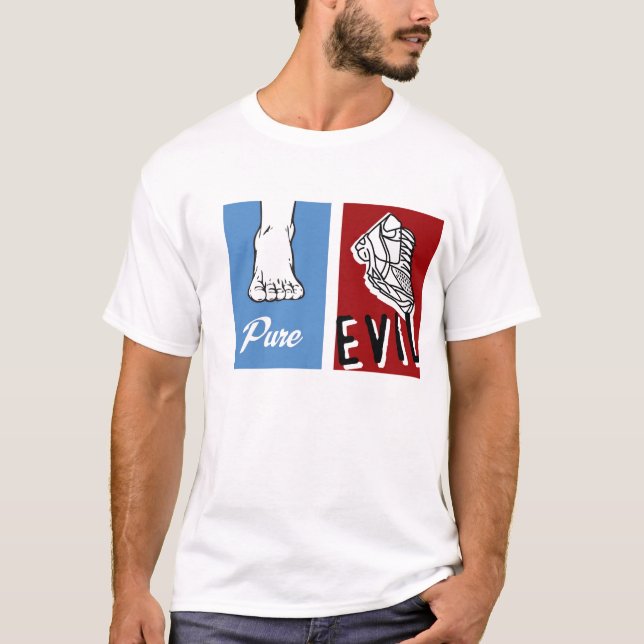 Reines Übel barfuß T-Shirt (Vorderseite)