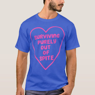 Reines Überleben aus dem spitzigen Apparel T-Shirt