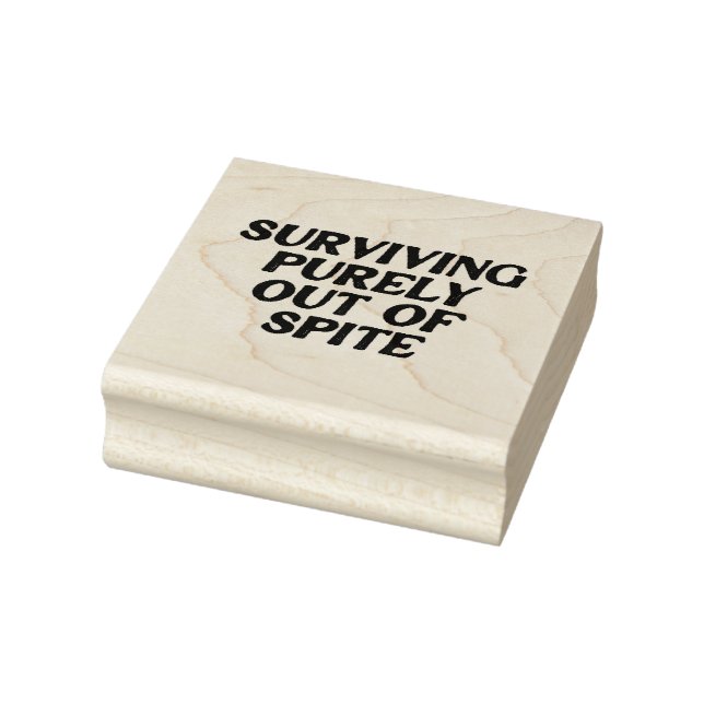 Reines Überleben aus der Gegend Gummistempel (Stempel)