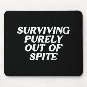 Reines Überleben aus der Gegend Mousepad