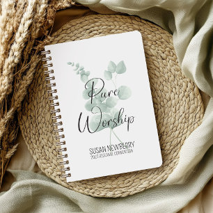 Reines Worship 2-seitige Notebook Eukalyptus Notizbuch