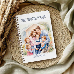 Reines Worship-Notebook für Kinder und Erwachsene Notizblock