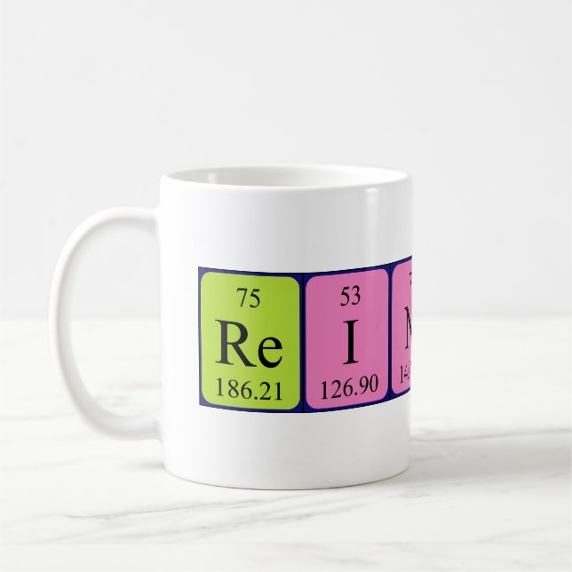Reinhard Periodenname Tasse (Links)
