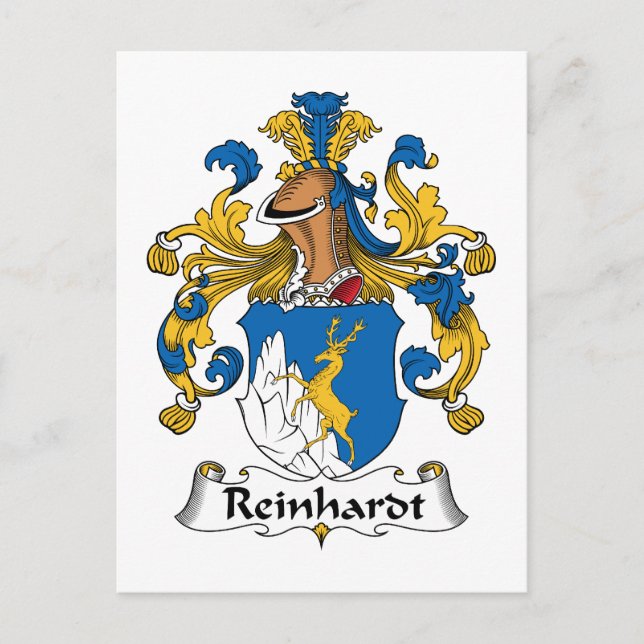 Reinhardt Familienwappen Postkarte (Vorderseite)