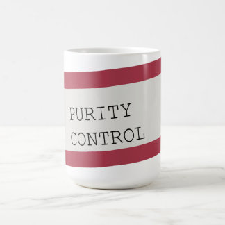 Reinheits-Kontrollen-Tasse Kaffeetasse