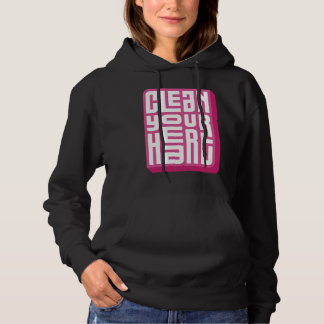 Reinige dein Herz motivierender positiver Druck Hoodie