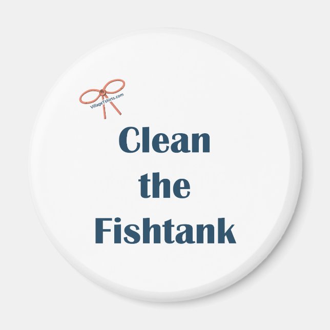 Reinigen Sie den Fischtank Magnet (Vorne)