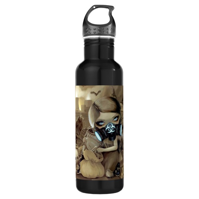 Reiniger-Cyberpunk-Fee gotisch Trinkflasche (Vorderseite)