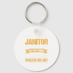 Reiniger Janitor Job Janitors Reinigungsdienst Gif Schlüsselanhänger
