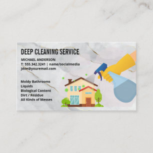 ReinigSpray   Maid Cleaners Visitenkarte