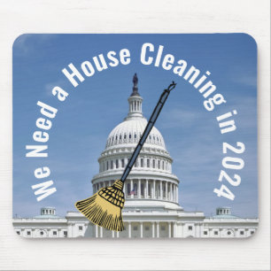 Reinigung des Hauses 2024 Wahl Mousepad