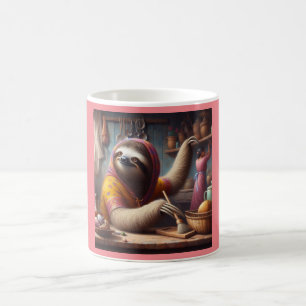 Reinigung einer Küche Kaffeetasse