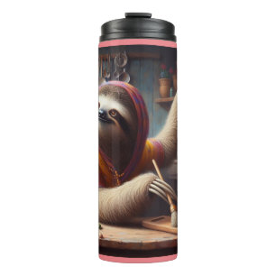 Reinigung einer Küche Thermosbecher