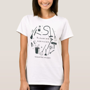 Reinigung grauer Geräte T-Shirt