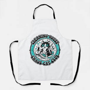 Reinigung Haus Chaos Katze Katzenliebhaber Shirt K Schürze