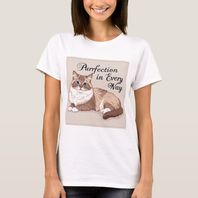 Reinigung in jeder Hinsicht | Cat Lover's Delight T-Shirt (Vorderseite)
