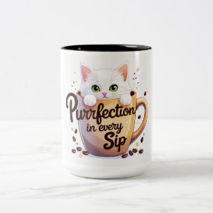 Reinigung in jeder Sip-Tasse Zweifarbige Tasse