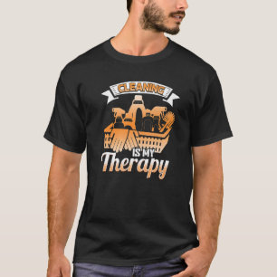 Reinigung ist meine Therapie Housekeeping Housekee T-Shirt