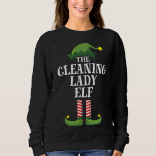 Reinigung Lady Elf Matching Familienweihnachtsfest Sweatshirt