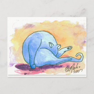 Reinigung Postkarte