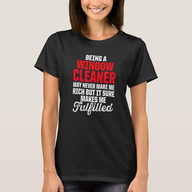Reinigung von Fenstern 23 T-Shirt (Vorderseite)