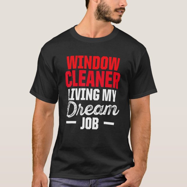 Reinigung von Fenstern 93 T-Shirt (Vorderseite)