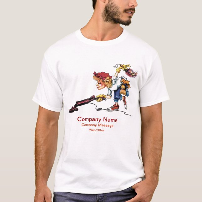 Reinigungs-Dienstleistungen T-Shirt (Vorderseite)