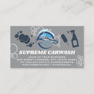 Reinigungs-Logo und -Materialien für Carwash   Sei Visitenkarte