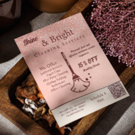 Reinigungsangebote Pinselgoldscans zur Verbindung  Flyer