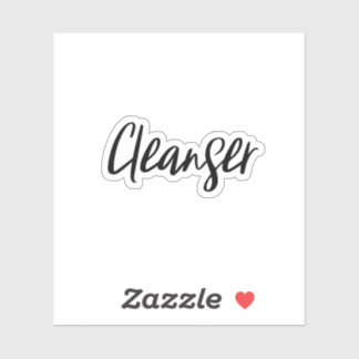 Reinigungsaufkleber Aufkleber