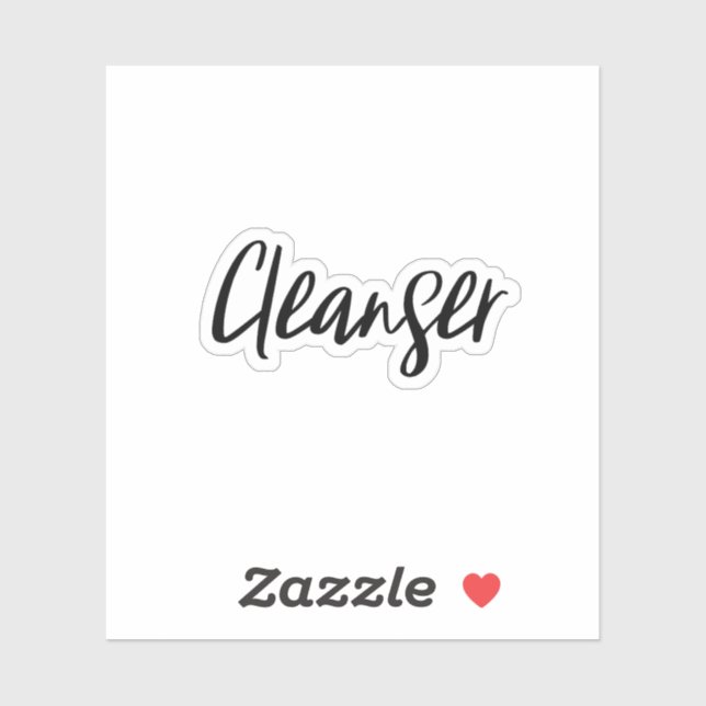 Reinigungsaufkleber Aufkleber (Blatt)