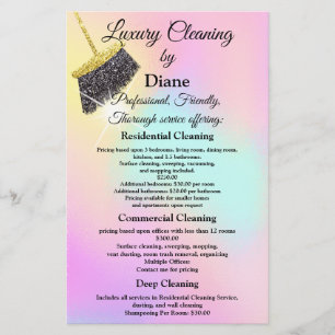 Reinigungsbüro Behalte Maid Gold Flyer
