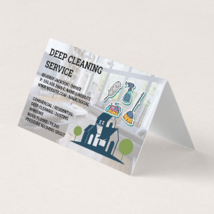 Reinigungsdienste   Entschärfung von Tools-Symbole Visitenkarten