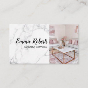 Reinigungsdienste   Maid Service Business Card Visitenkarte