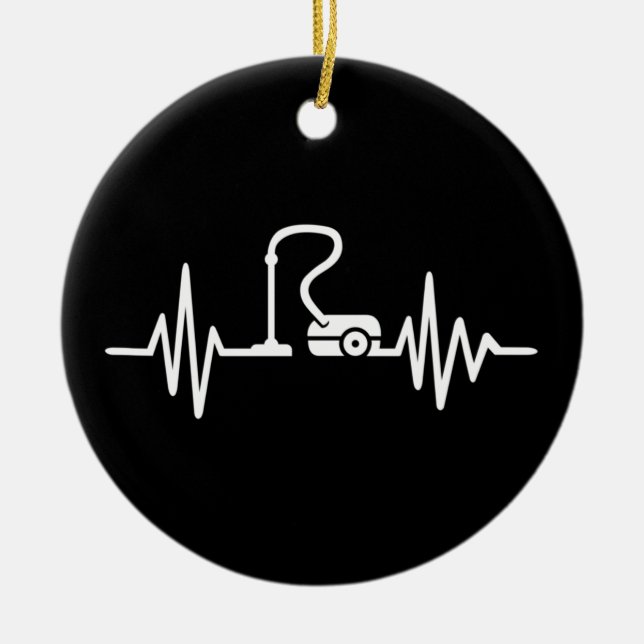 Reinigungsfrequenz Keramik Ornament (Vorne)