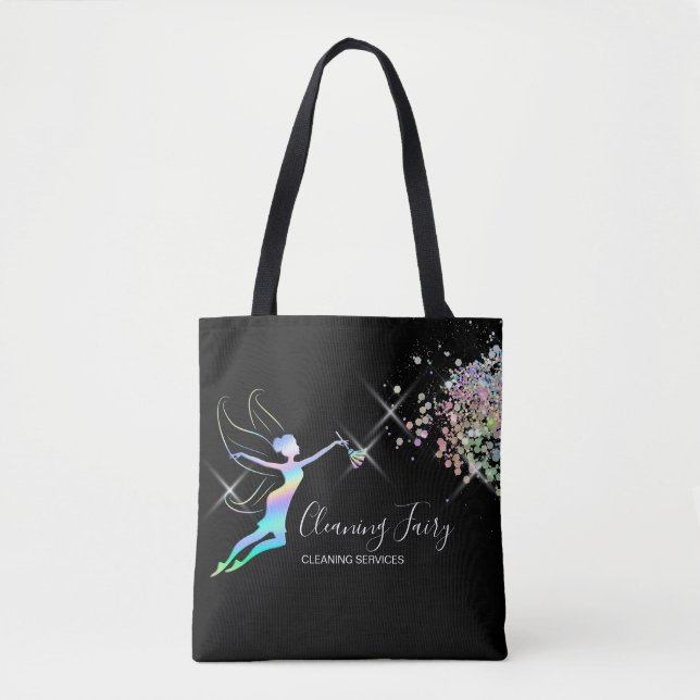 Reinigungshaus Sparkling Holograph Tasse Tasche (Vorderseite)