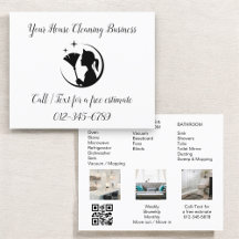 ReinigungsHouse QR Code Sparkling Business